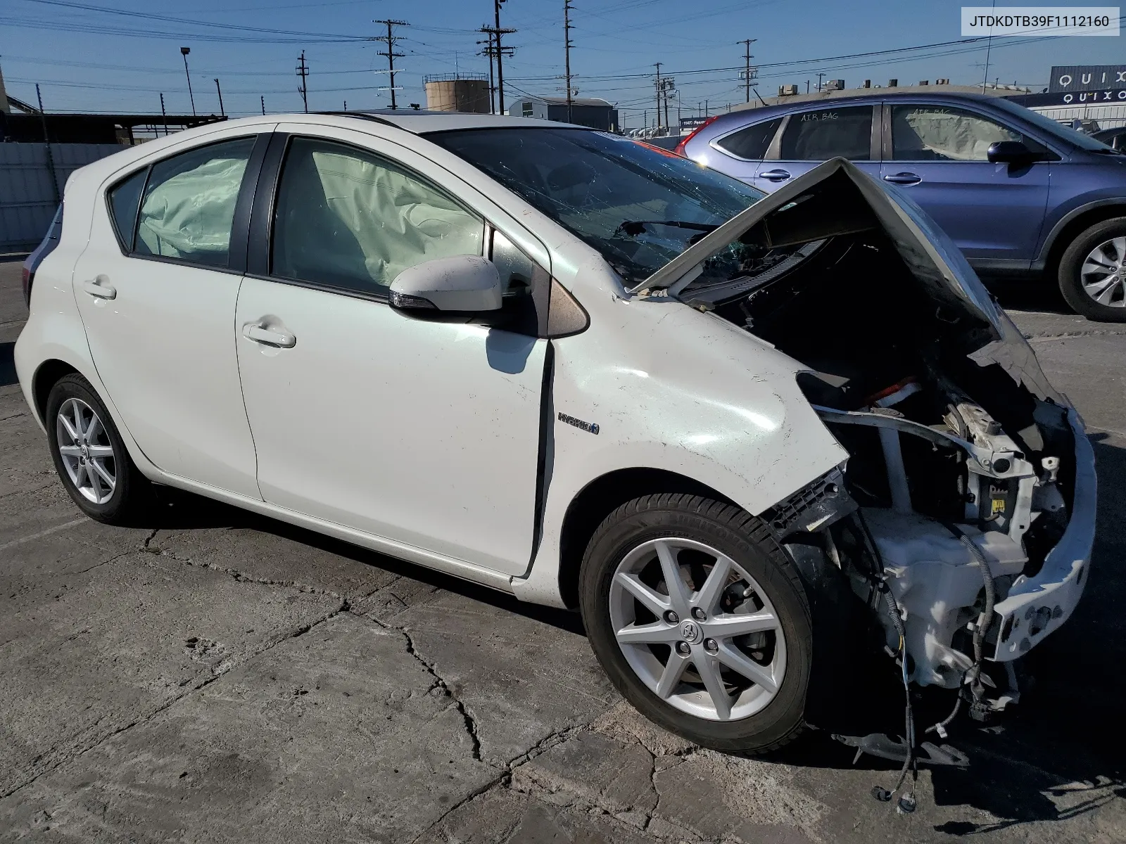 JTDKDTB39F1112160 2015 Toyota Prius C