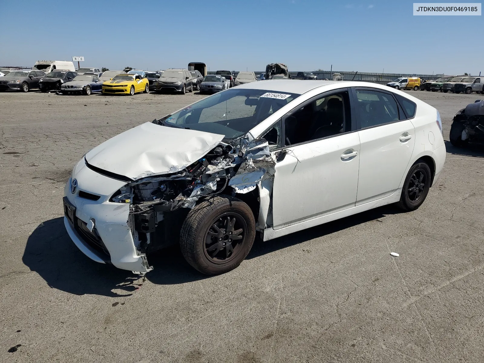 2015 Toyota Prius VIN: JTDKN3DU0F0469185 Lot: 66154814