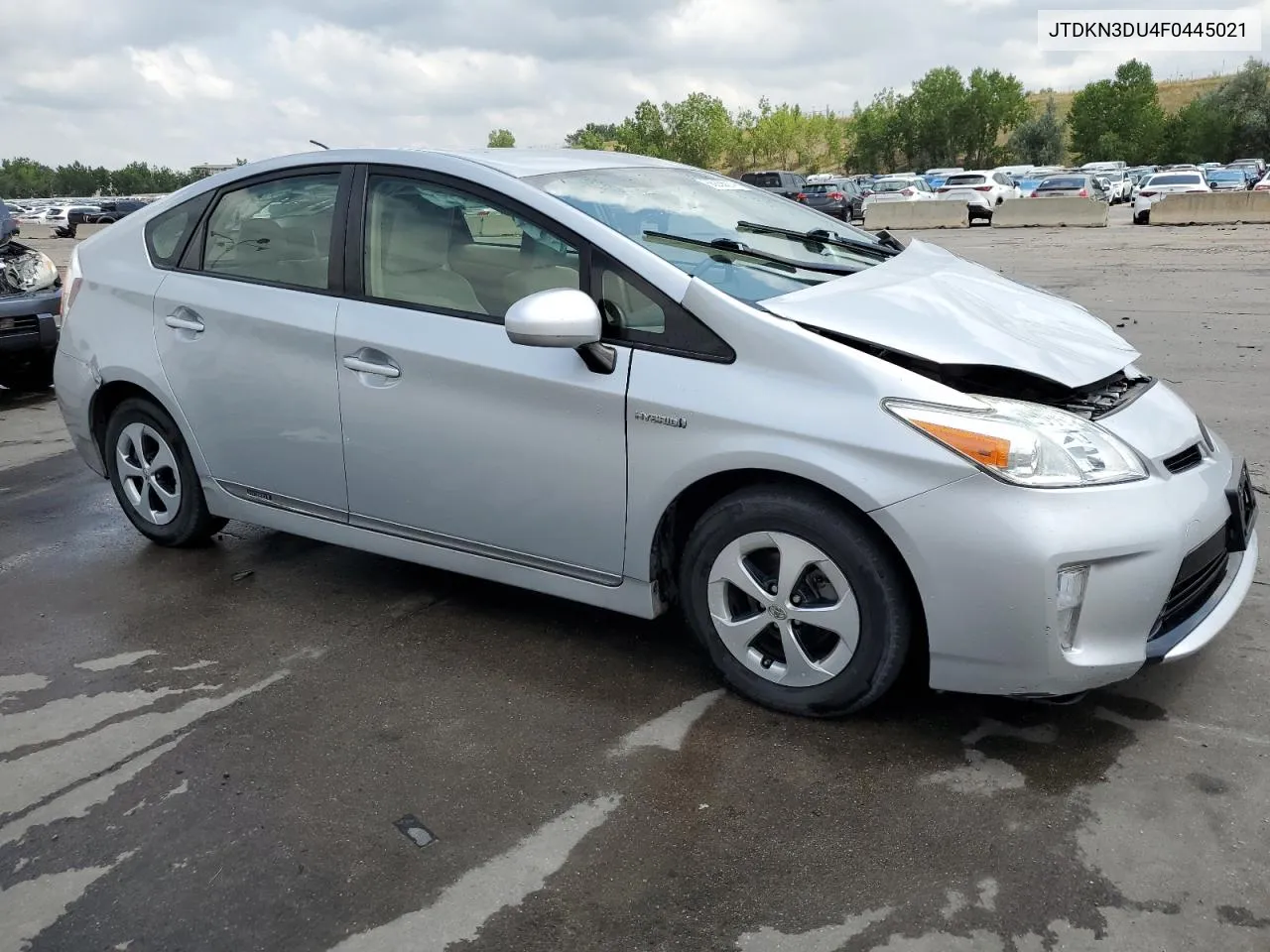 2015 Toyota Prius VIN: JTDKN3DU4F0445021 Lot: 66238014