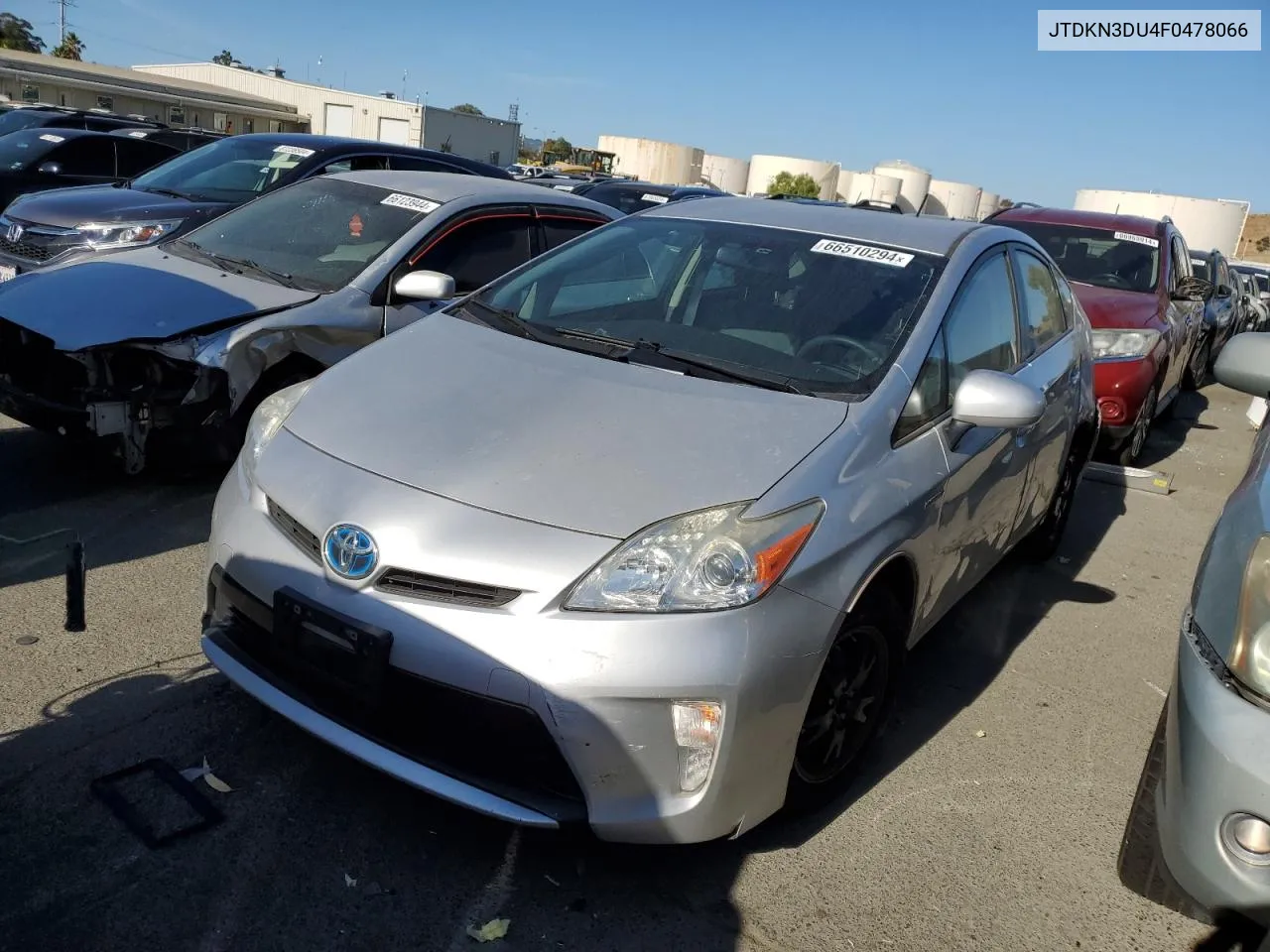 2015 Toyota Prius VIN: JTDKN3DU4F0478066 Lot: 66510294