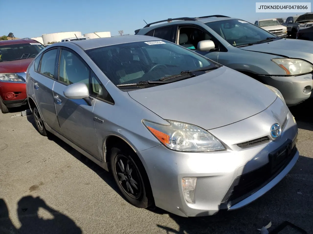 2015 Toyota Prius VIN: JTDKN3DU4F0478066 Lot: 66510294