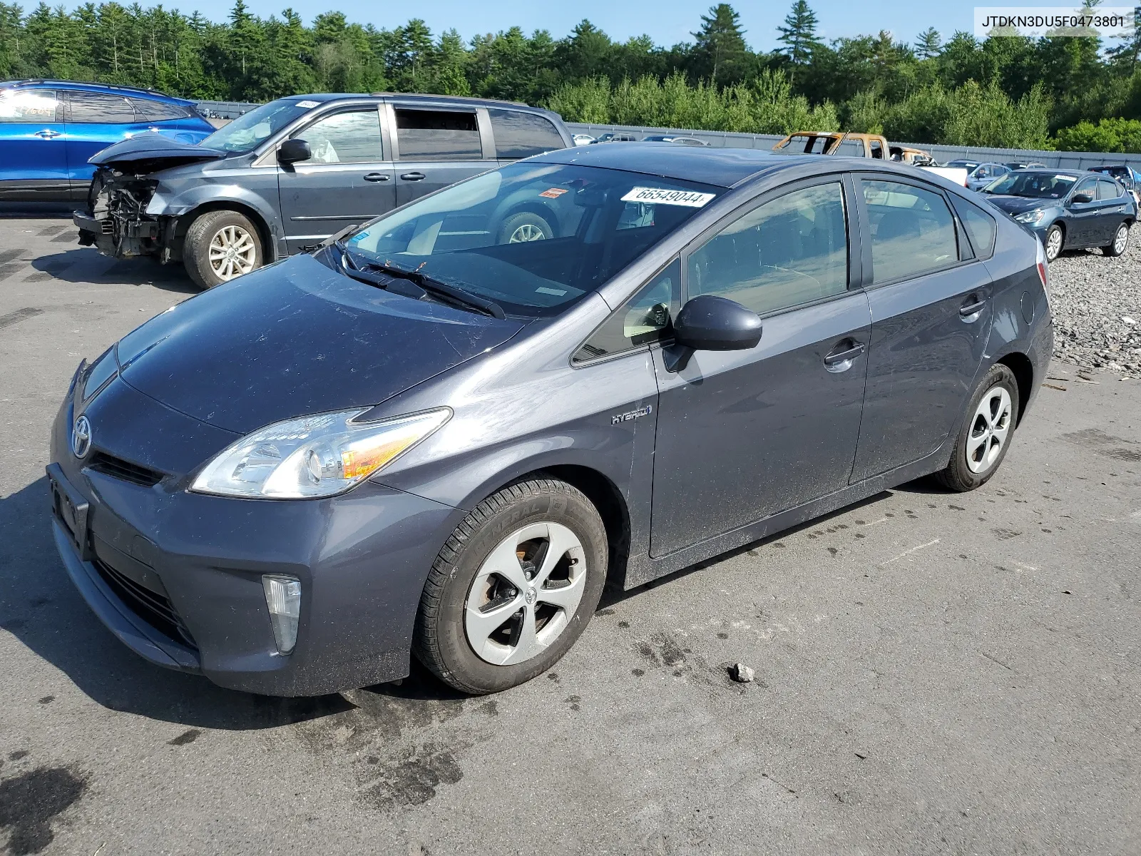 2015 Toyota Prius VIN: JTDKN3DU5F0473801 Lot: 66549044