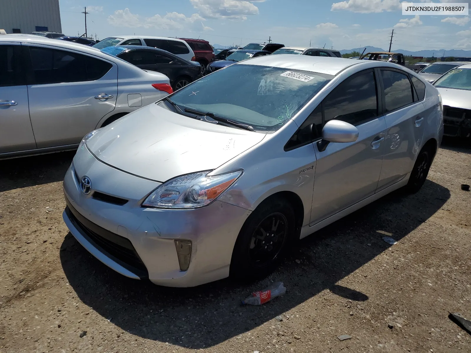 JTDKN3DU2F1988507 2015 Toyota Prius