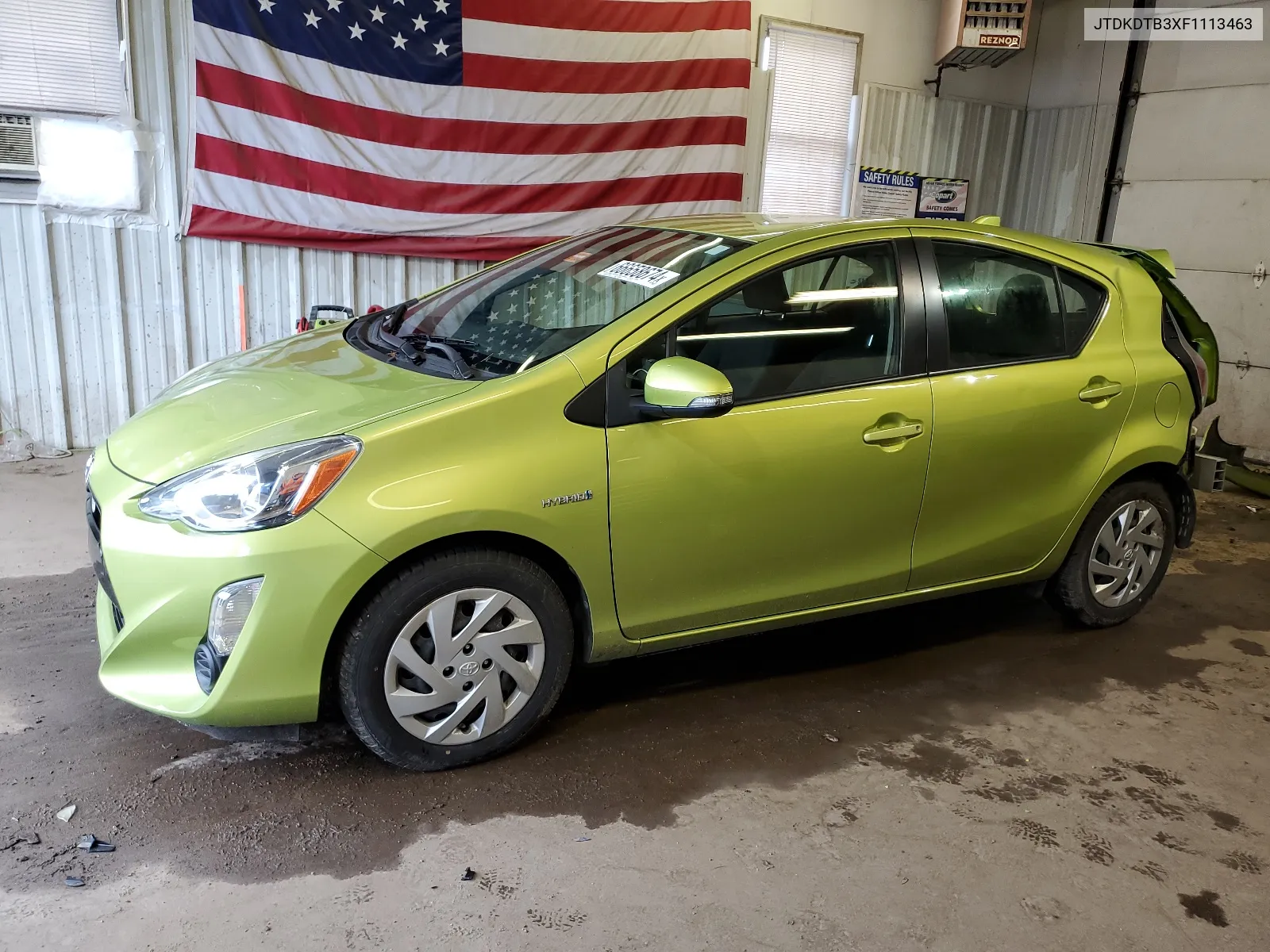 2015 Toyota Prius C VIN: JTDKDTB3XF1113463 Lot: 66658674