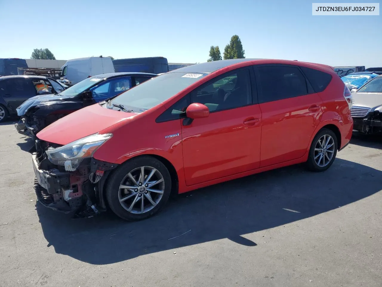 2015 Toyota Prius V VIN: JTDZN3EU6FJ034727 Lot: 66950344