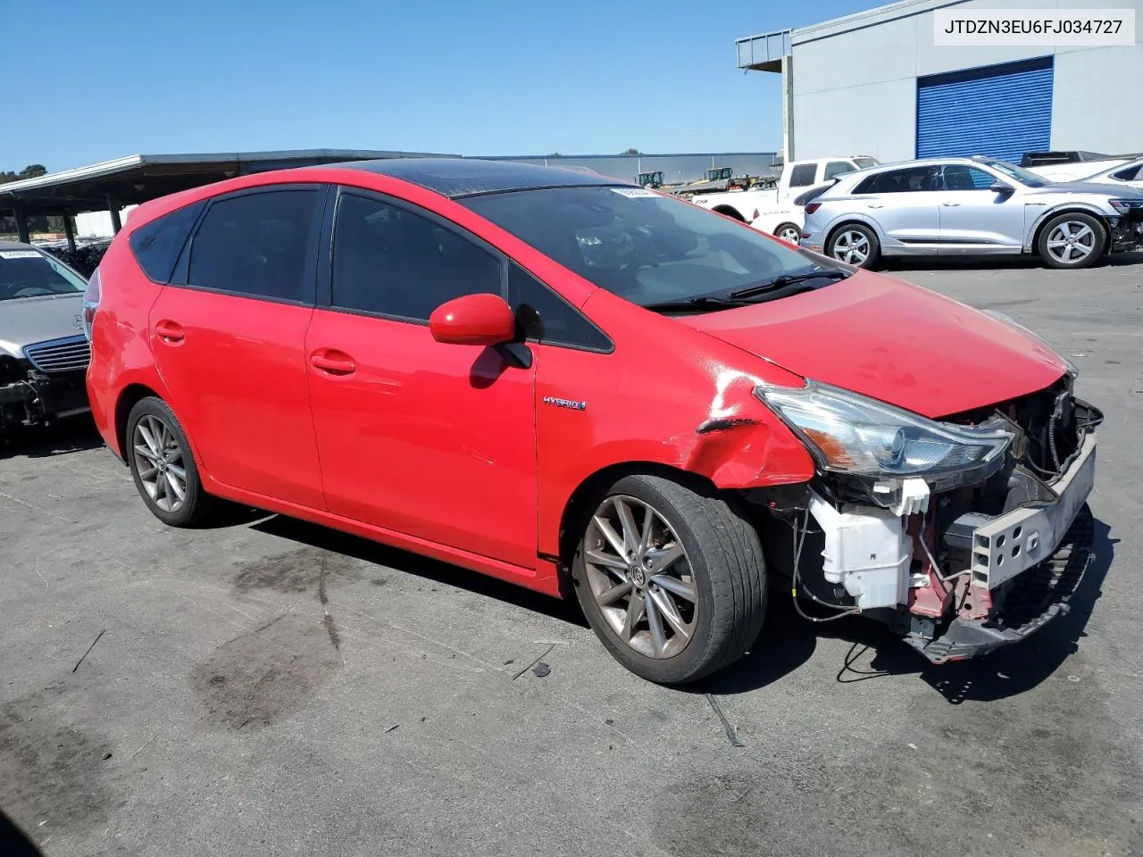 2015 Toyota Prius V VIN: JTDZN3EU6FJ034727 Lot: 66950344