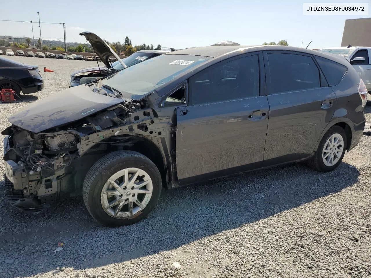 2015 Toyota Prius V VIN: JTDZN3EU8FJ034972 Lot: 70020014