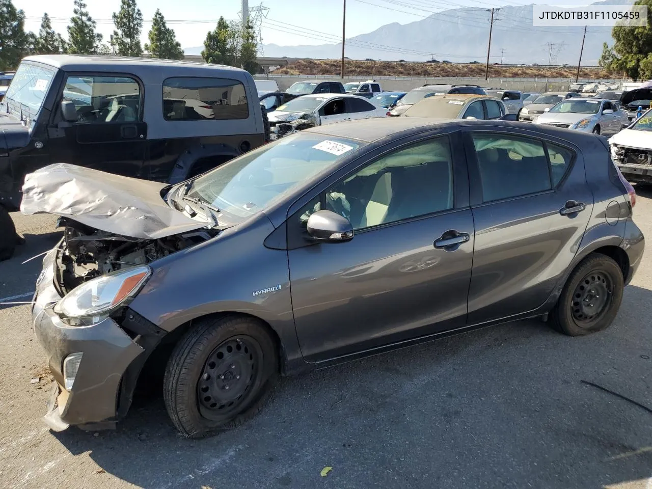 2015 Toyota Prius C VIN: JTDKDTB31F1105459 Lot: 70173674