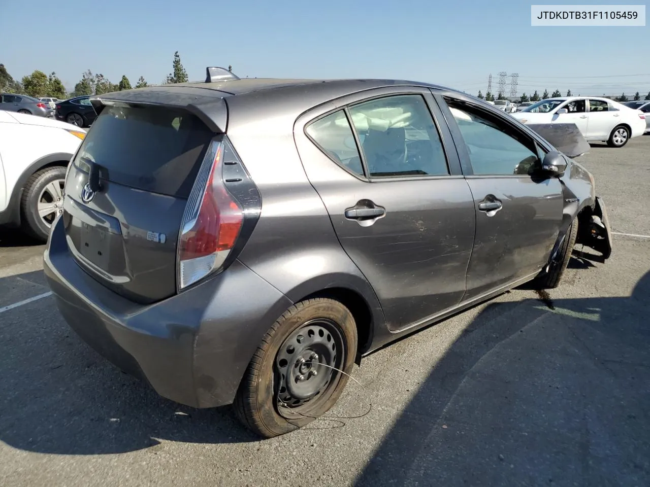 2015 Toyota Prius C VIN: JTDKDTB31F1105459 Lot: 70173674