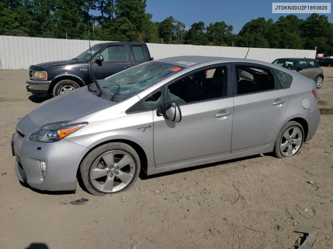 2015 Toyota Prius VIN: JTDKN3DU2F1893820 Lot: 70372934