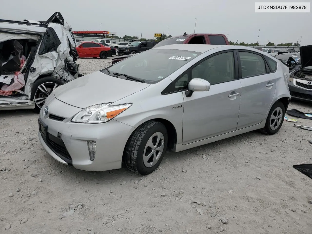 2015 Toyota Prius VIN: JTDKN3DU7F1982878 Lot: 70674124