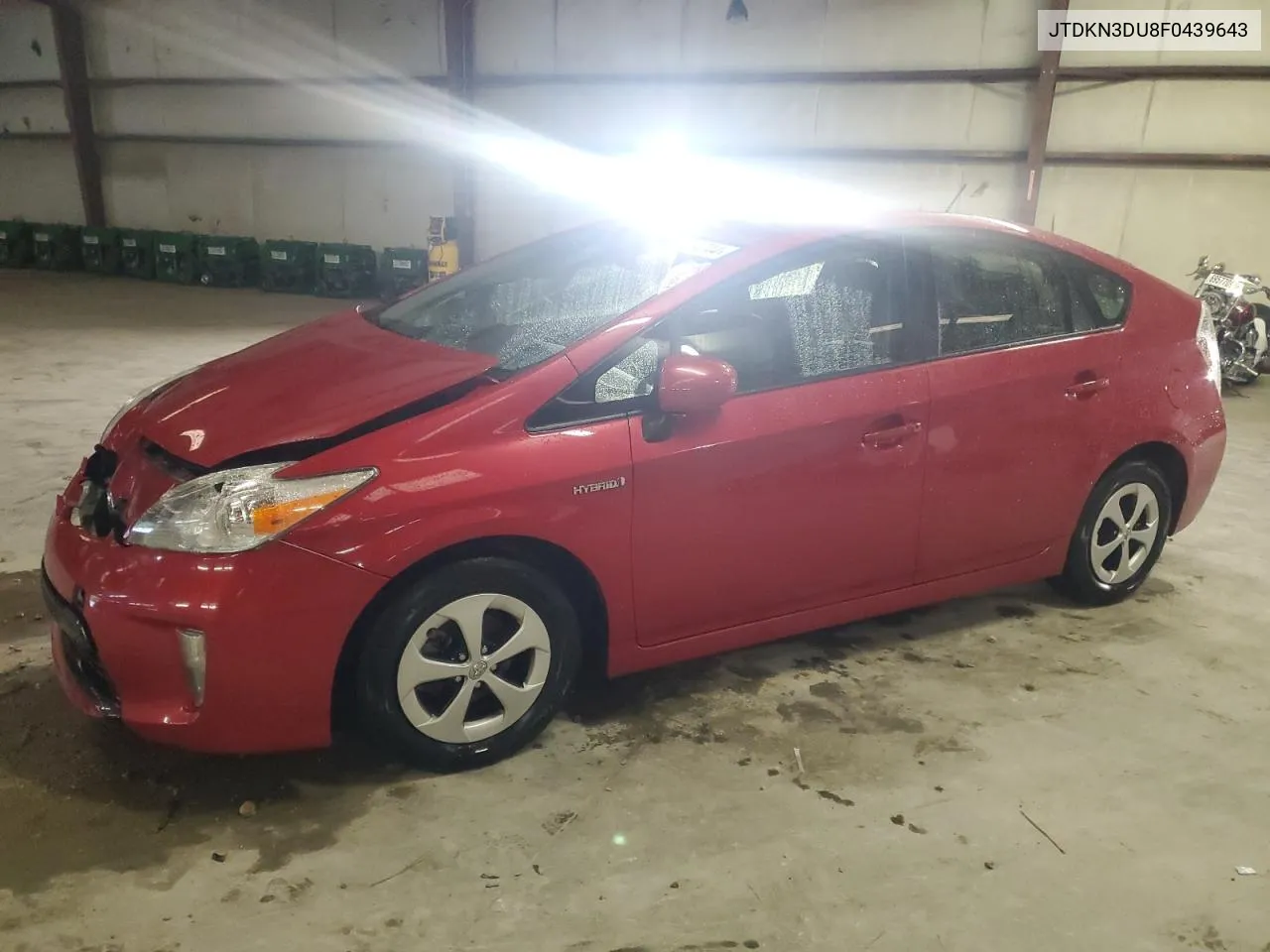 2015 Toyota Prius VIN: JTDKN3DU8F0439643 Lot: 70854744