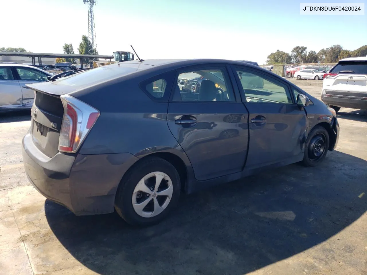 2015 Toyota Prius VIN: JTDKN3DU6F0420024 Lot: 70931094