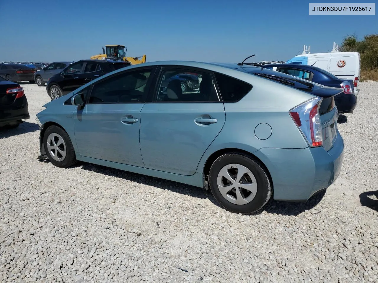 2015 Toyota Prius VIN: JTDKN3DU7F1926617 Lot: 70958434