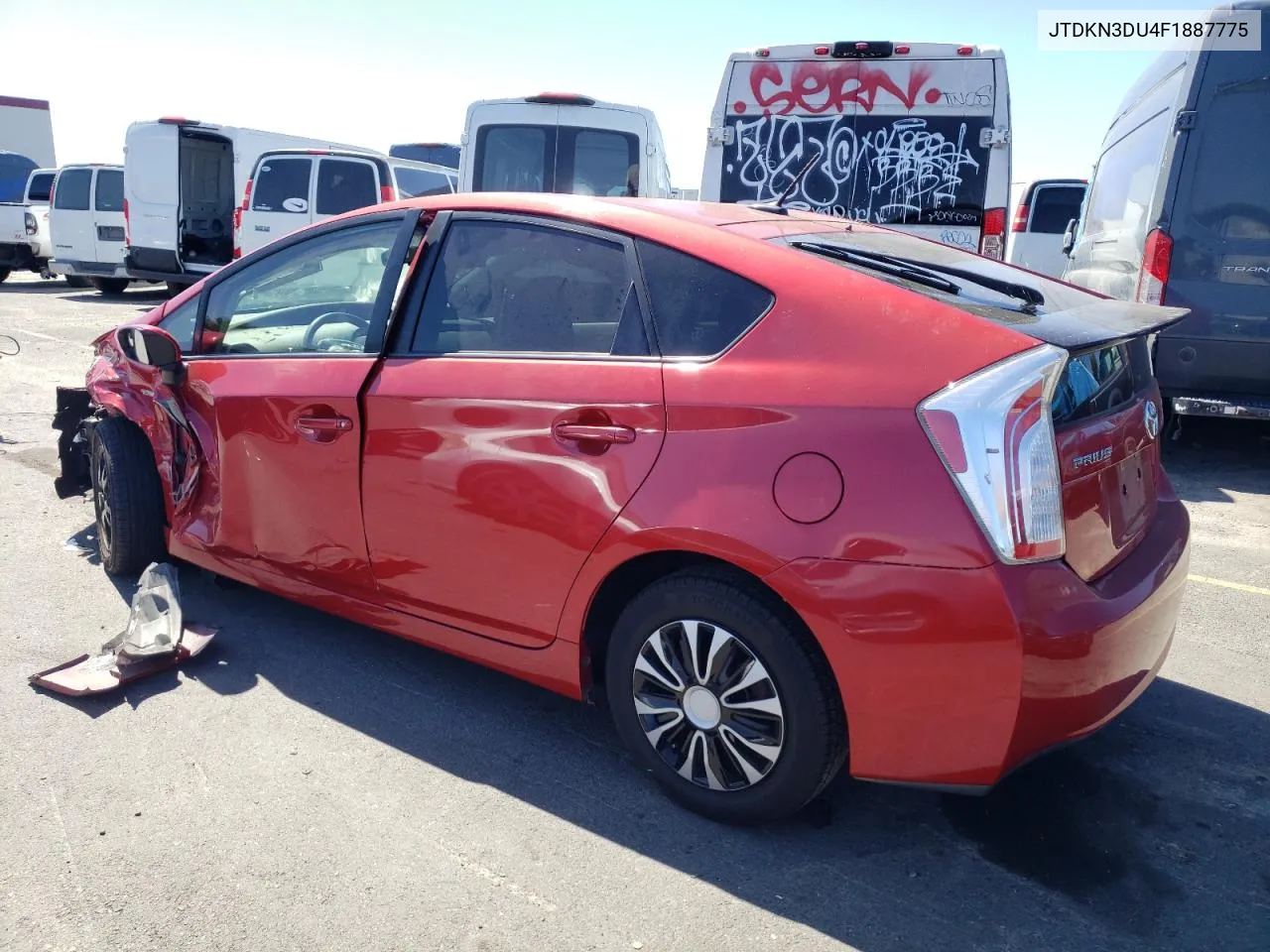 2015 Toyota Prius VIN: JTDKN3DU4F1887775 Lot: 71395644