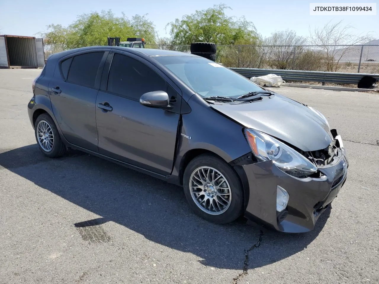 2015 Toyota Prius C VIN: JTDKDTB38F1099434 Lot: 71438624