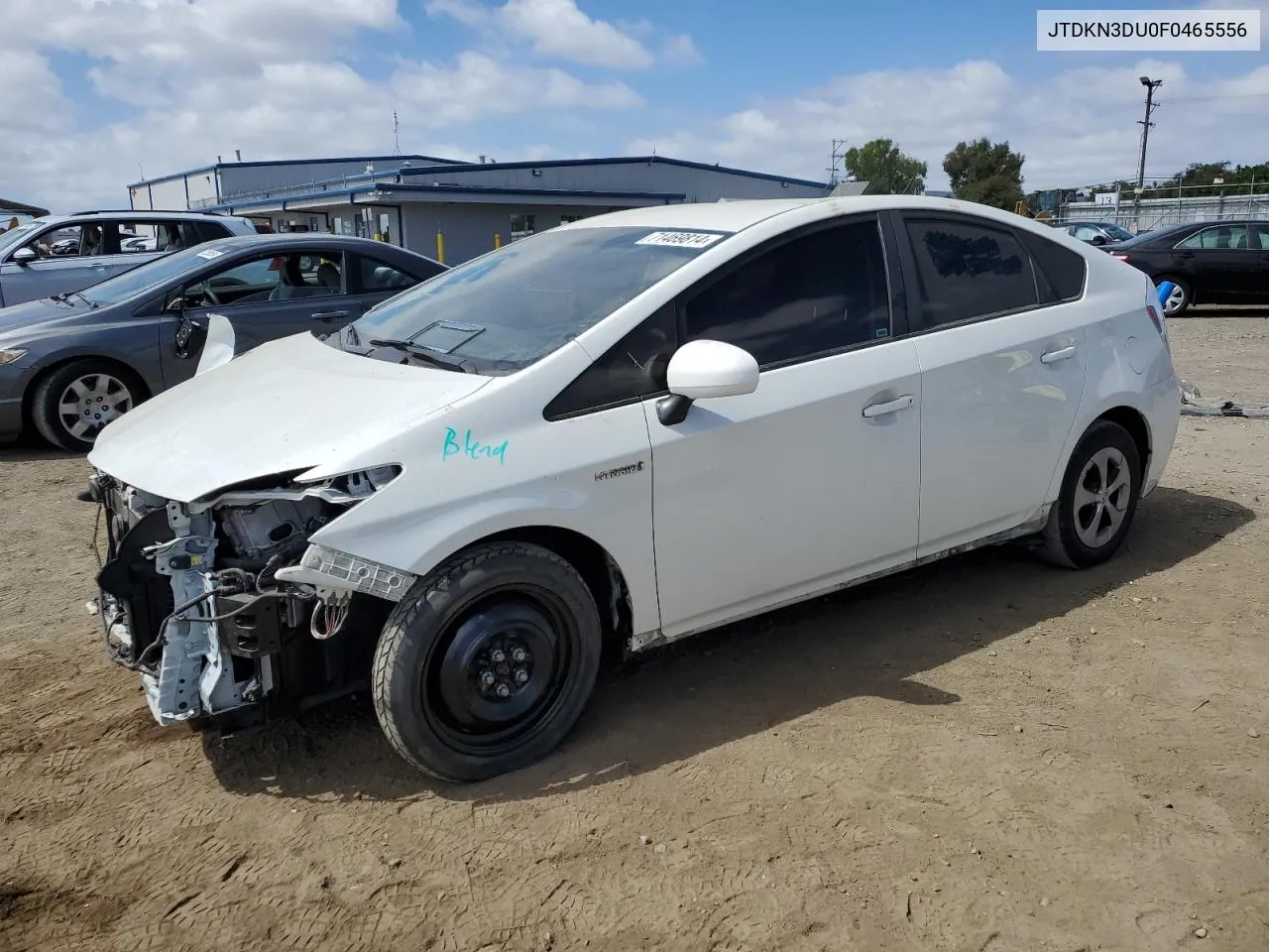 2015 Toyota Prius VIN: JTDKN3DU0F0465556 Lot: 71469814