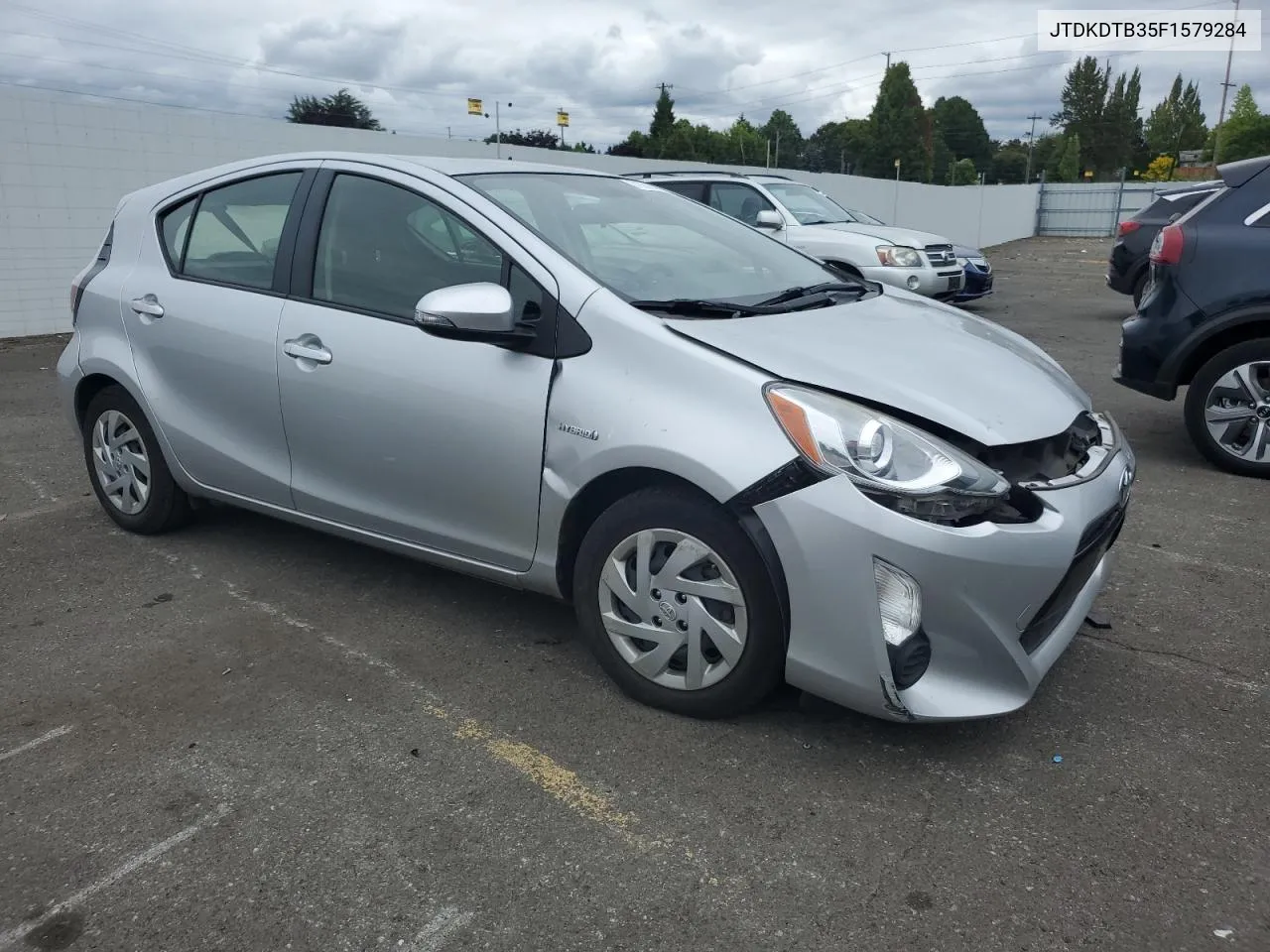 2015 Toyota Prius C VIN: JTDKDTB35F1579284 Lot: 71672444