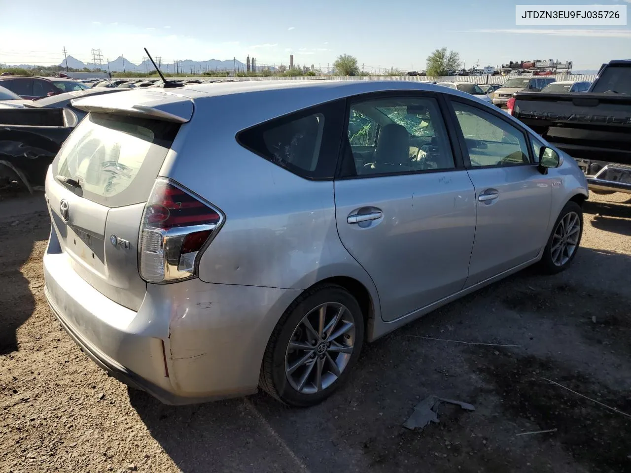 2015 Toyota Prius V VIN: JTDZN3EU9FJ035726 Lot: 71846524