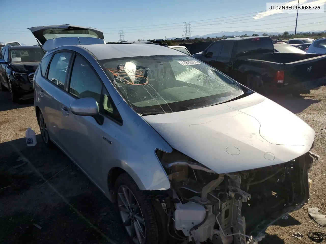 JTDZN3EU9FJ035726 2015 Toyota Prius V