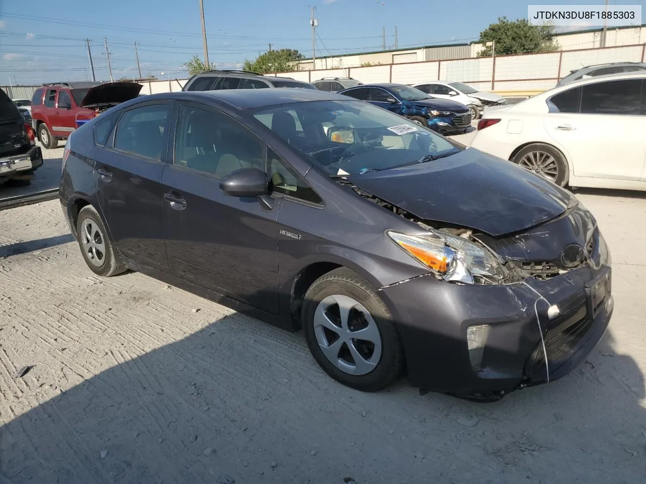 2015 Toyota Prius VIN: JTDKN3DU8F1885303 Lot: 72059644