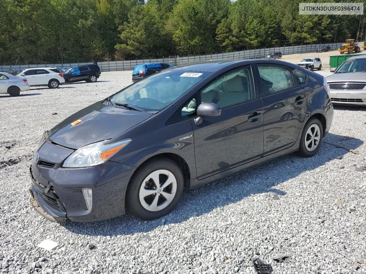 2015 Toyota Prius VIN: JTDKN3DU3F0396474 Lot: 72222184