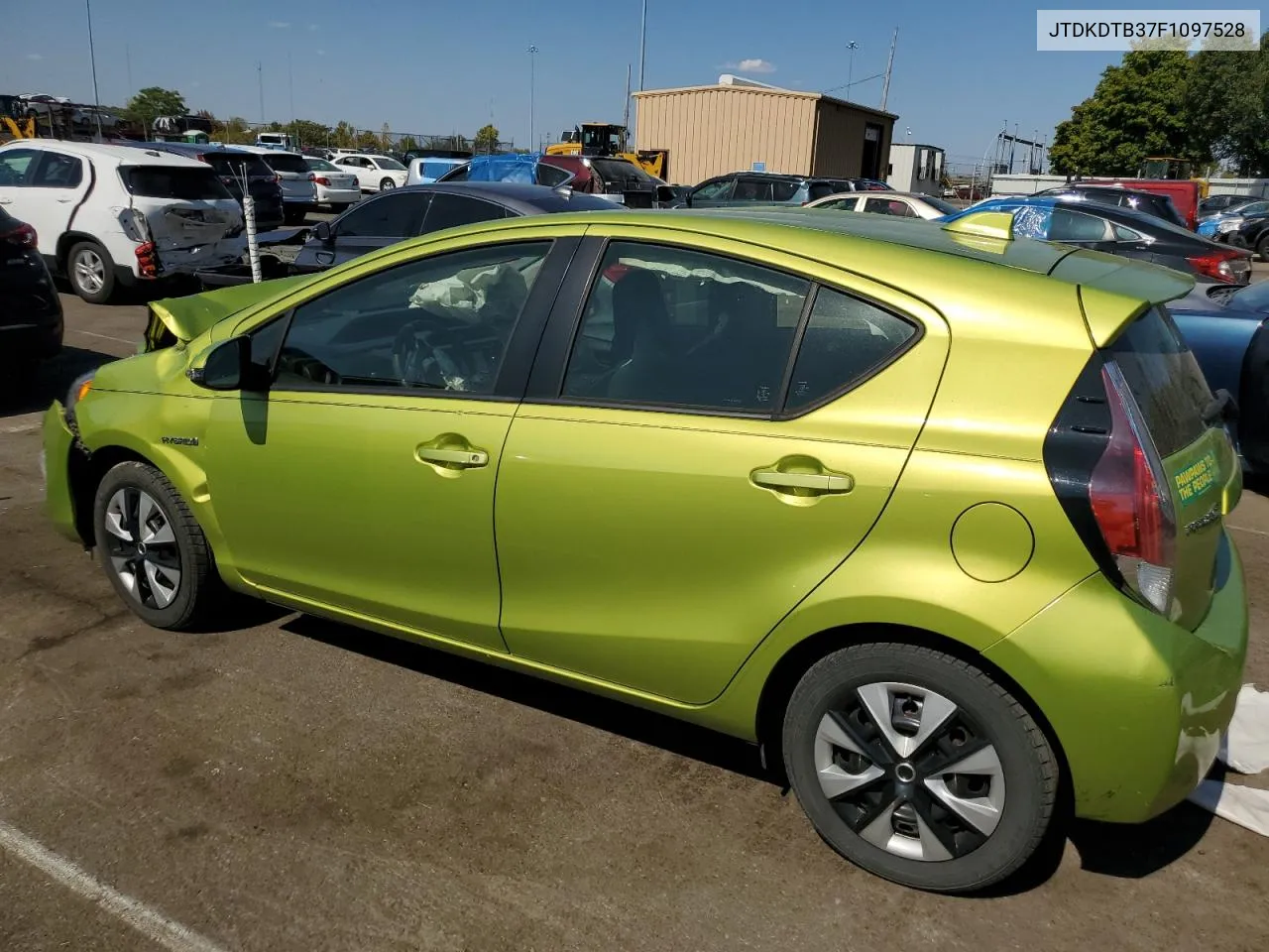 2015 Toyota Prius C VIN: JTDKDTB37F1097528 Lot: 72237454