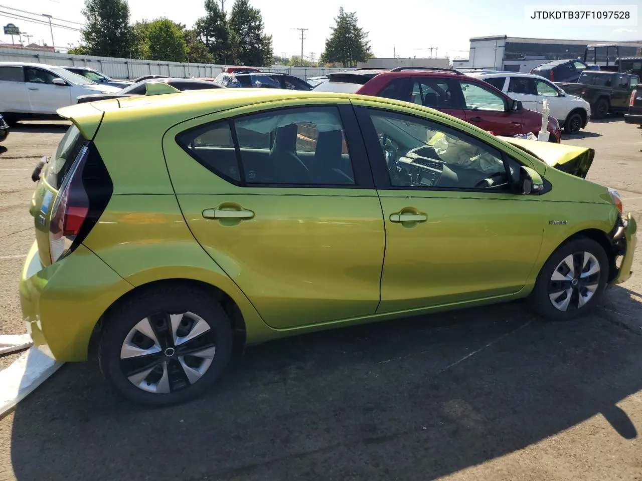 2015 Toyota Prius C VIN: JTDKDTB37F1097528 Lot: 72237454