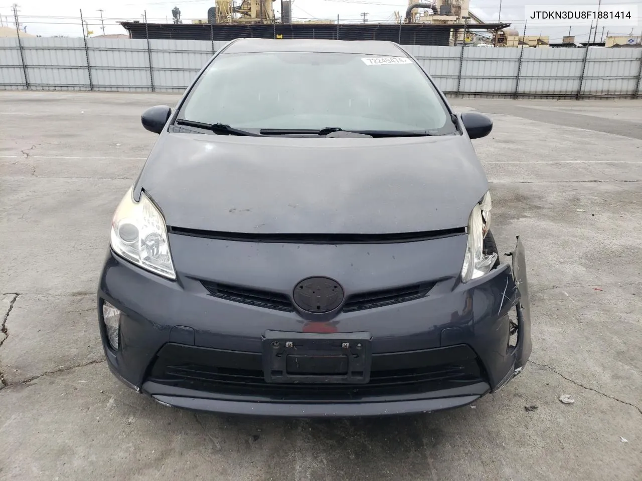 2015 Toyota Prius VIN: JTDKN3DU8F1881414 Lot: 72249474