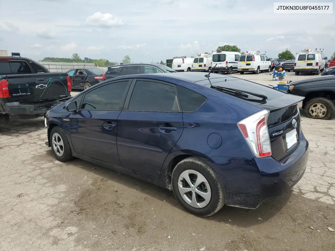 2015 Toyota Prius VIN: JTDKN3DU8F0455177 Lot: 72362954