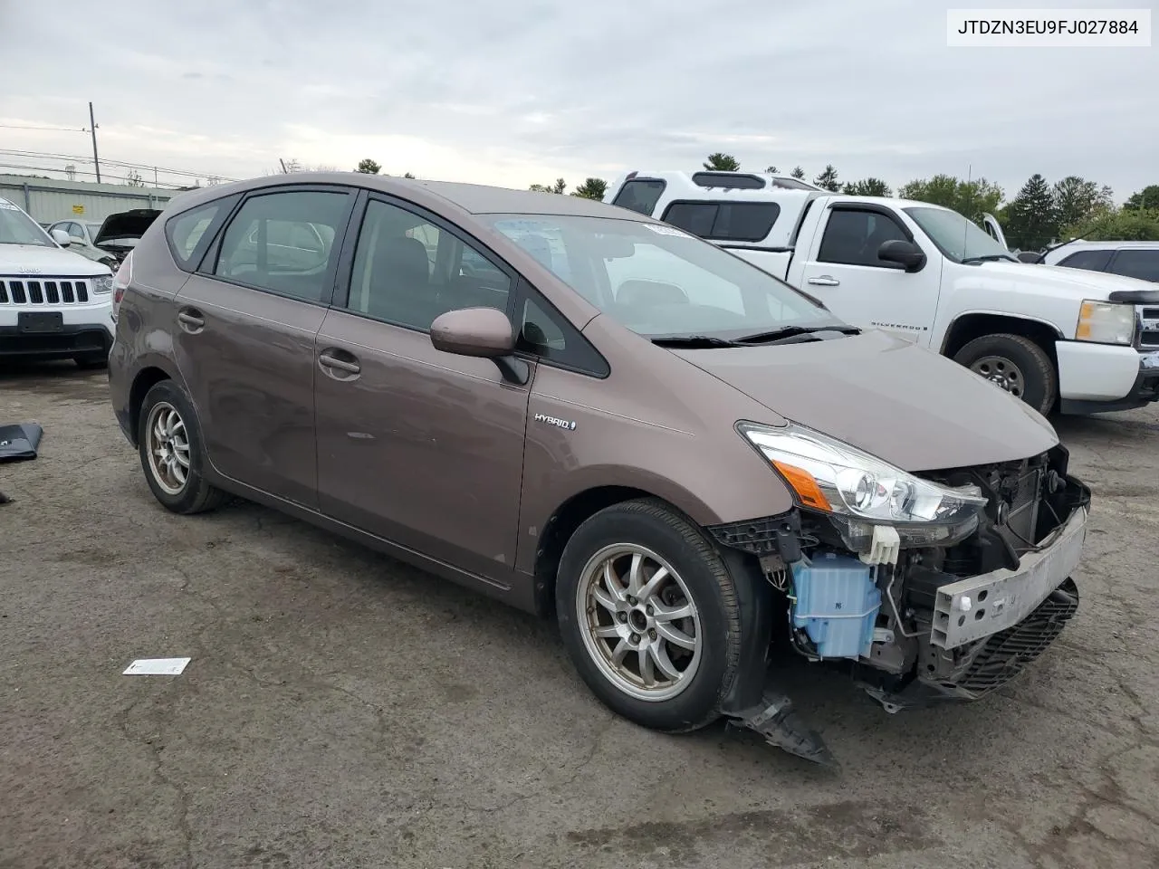 2015 Toyota Prius V VIN: JTDZN3EU9FJ027884 Lot: 72500614