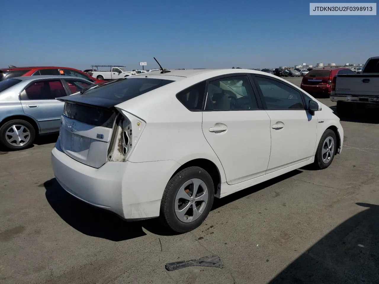 2015 Toyota Prius VIN: JTDKN3DU2F0398913 Lot: 72800974