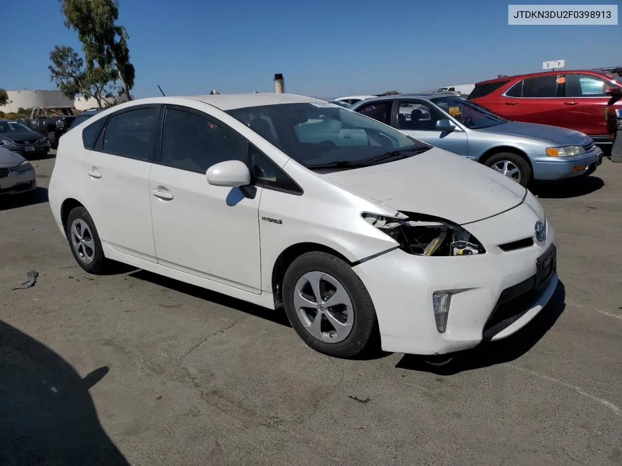 2015 Toyota Prius VIN: JTDKN3DU2F0398913 Lot: 72800974