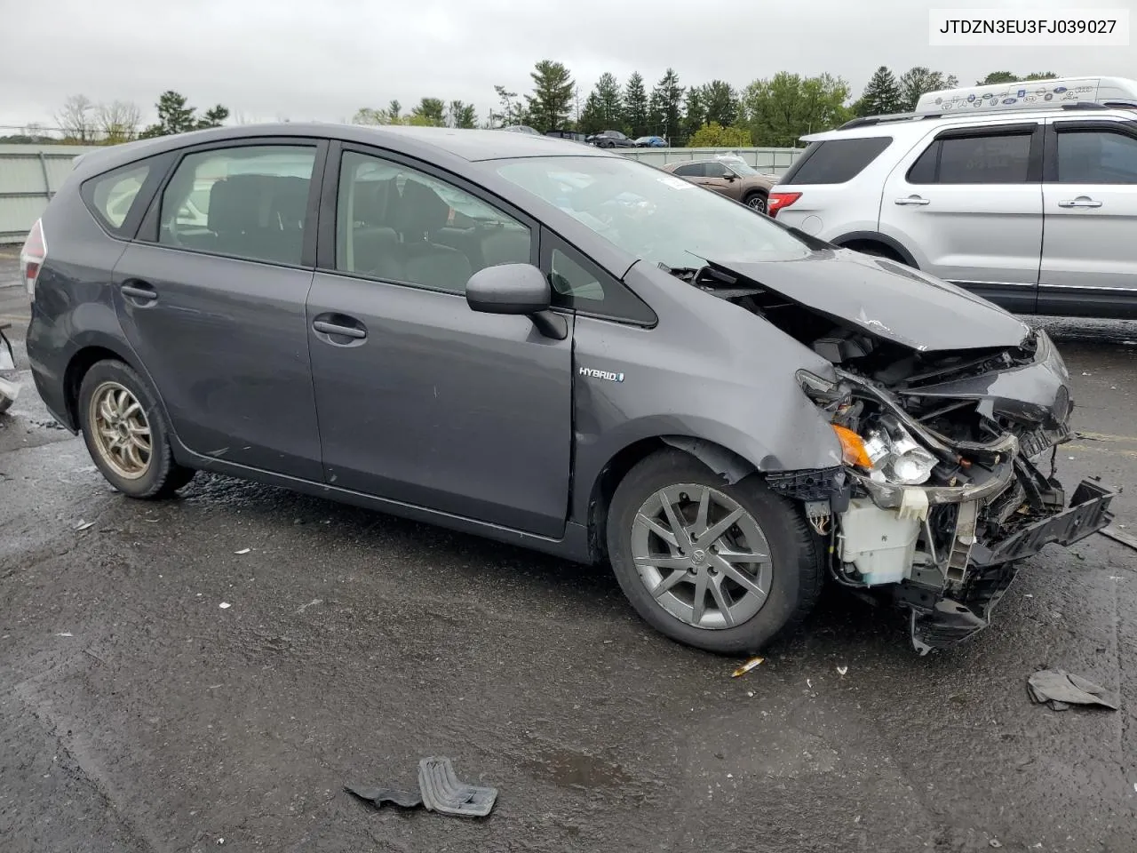 2015 Toyota Prius V VIN: JTDZN3EU3FJ039027 Lot: 72903504