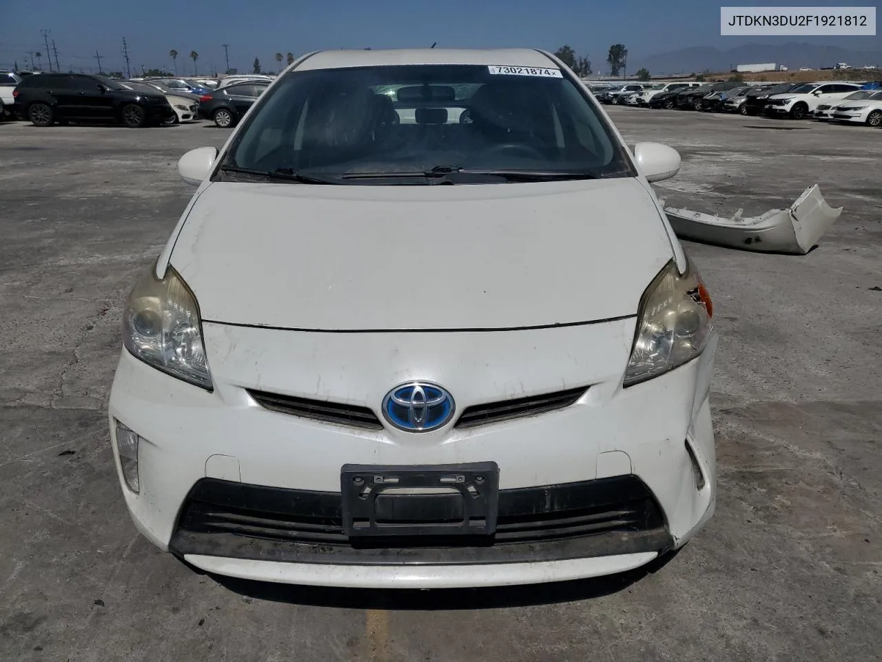 2015 Toyota Prius VIN: JTDKN3DU2F1921812 Lot: 73021874