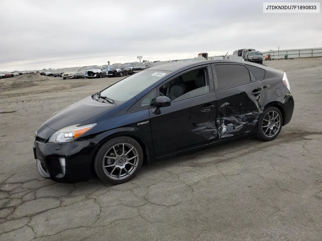 2015 Toyota Prius VIN: JTDKN3DU7F1890833 Lot: 73086604