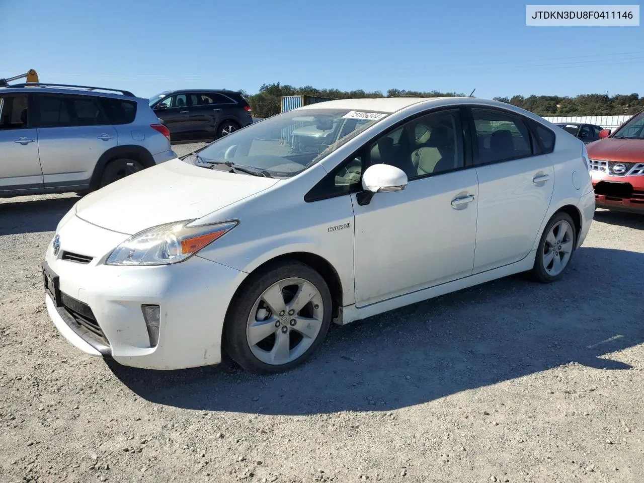 JTDKN3DU8F0411146 2015 Toyota Prius