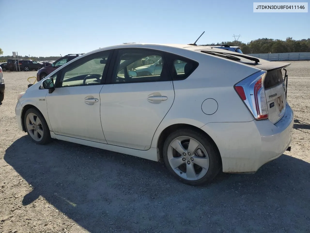 2015 Toyota Prius VIN: JTDKN3DU8F0411146 Lot: 73105244