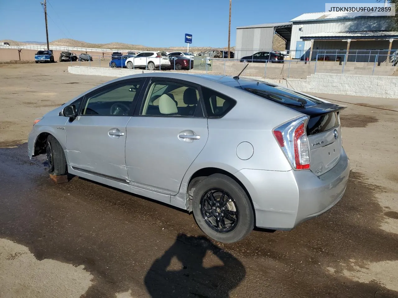 JTDKN3DU9F0472859 2015 Toyota Prius