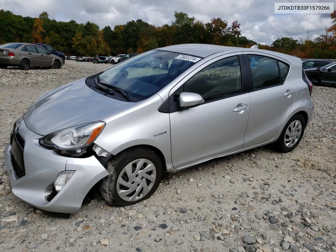 2015 Toyota Prius C VIN: JTDKDTB33F1579266 Lot: 73461274