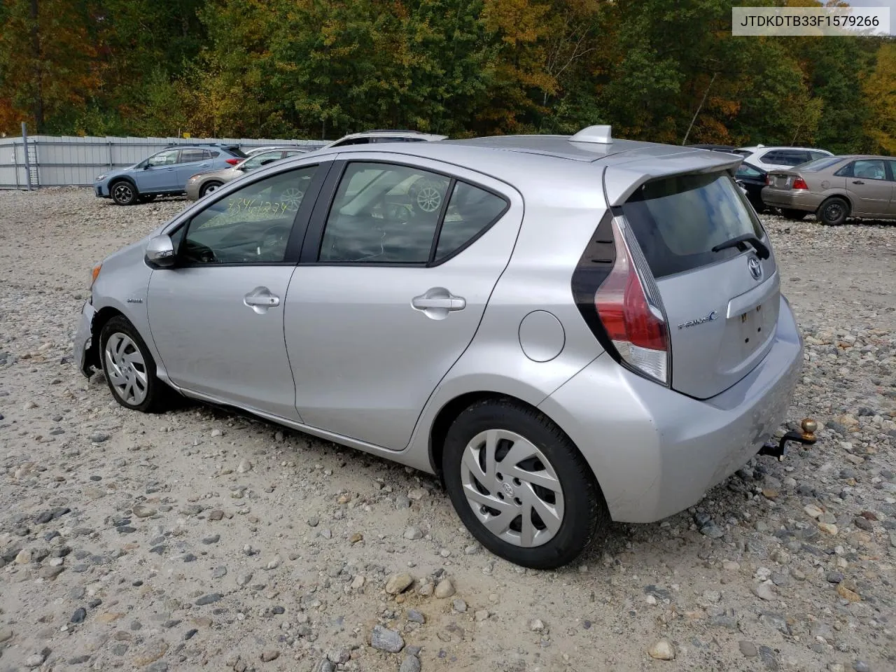 2015 Toyota Prius C VIN: JTDKDTB33F1579266 Lot: 73461274