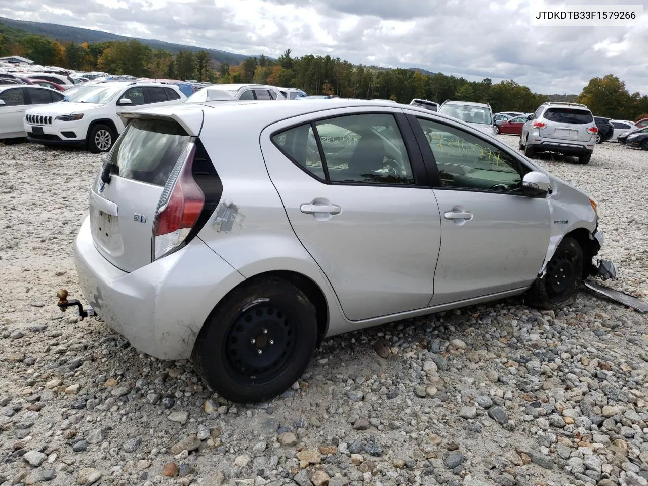 2015 Toyota Prius C VIN: JTDKDTB33F1579266 Lot: 73461274