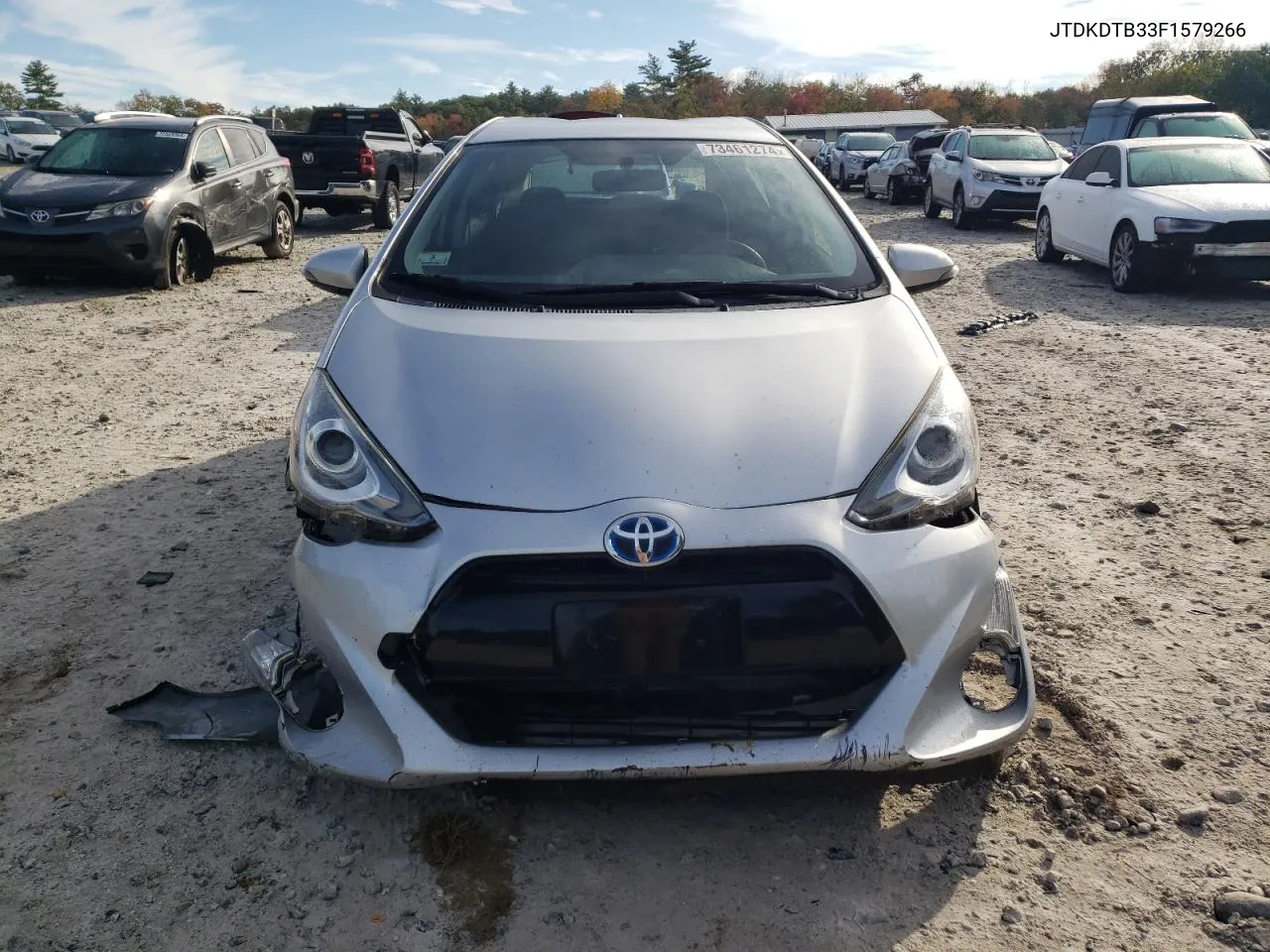 2015 Toyota Prius C VIN: JTDKDTB33F1579266 Lot: 73461274