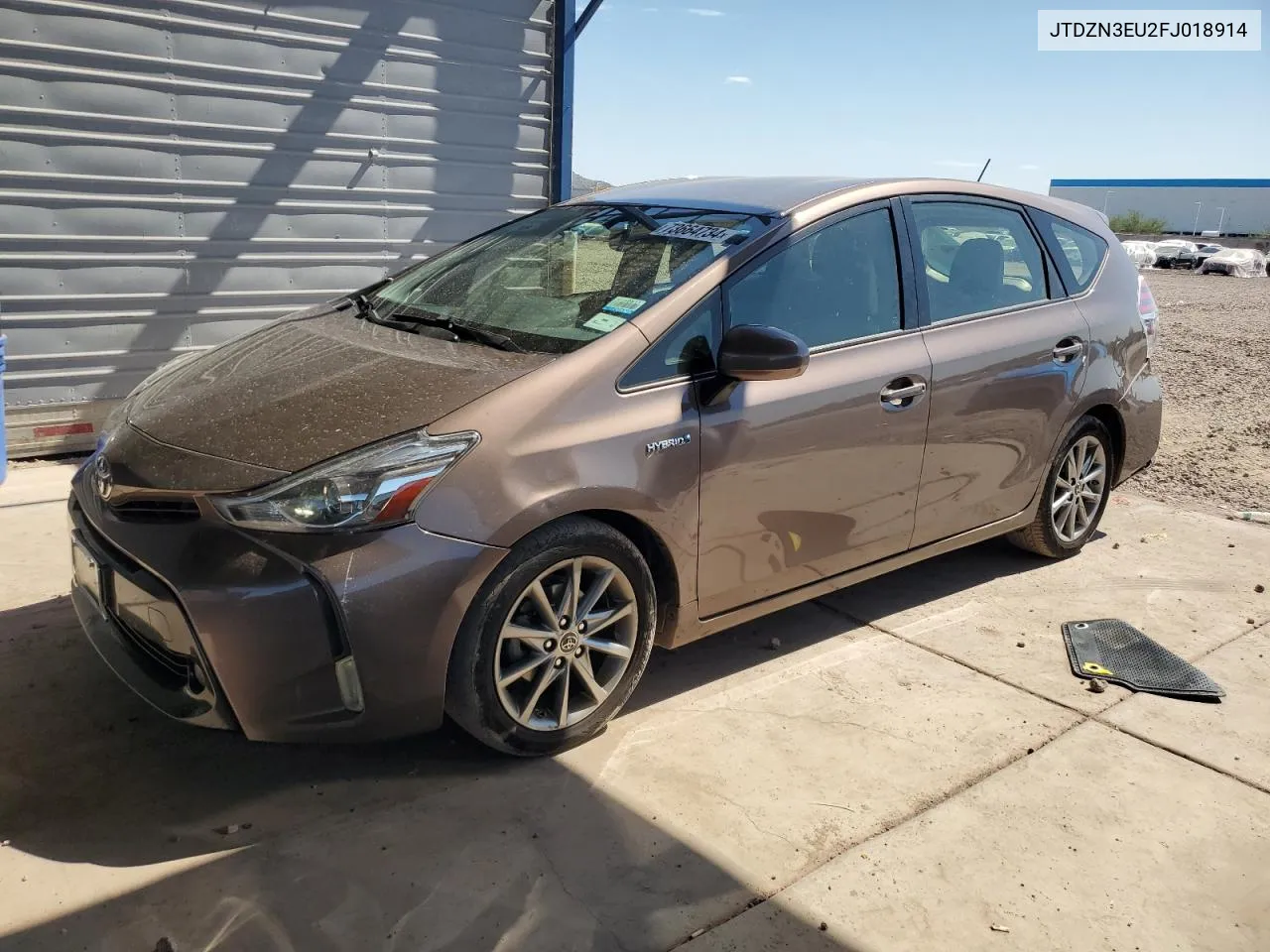 2015 Toyota Prius V VIN: JTDZN3EU2FJ018914 Lot: 73664734