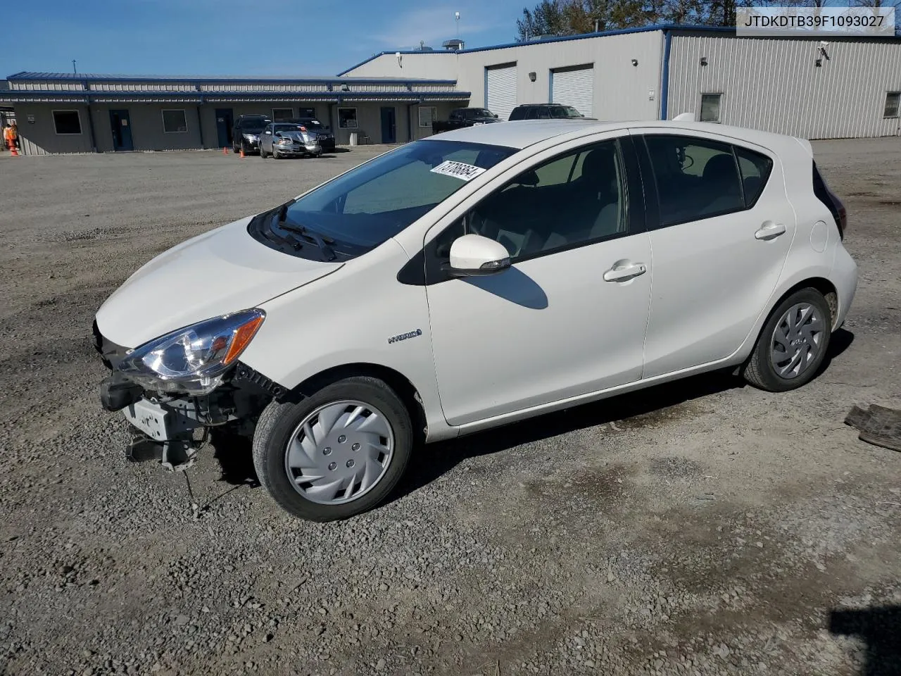 JTDKDTB39F1093027 2015 Toyota Prius C