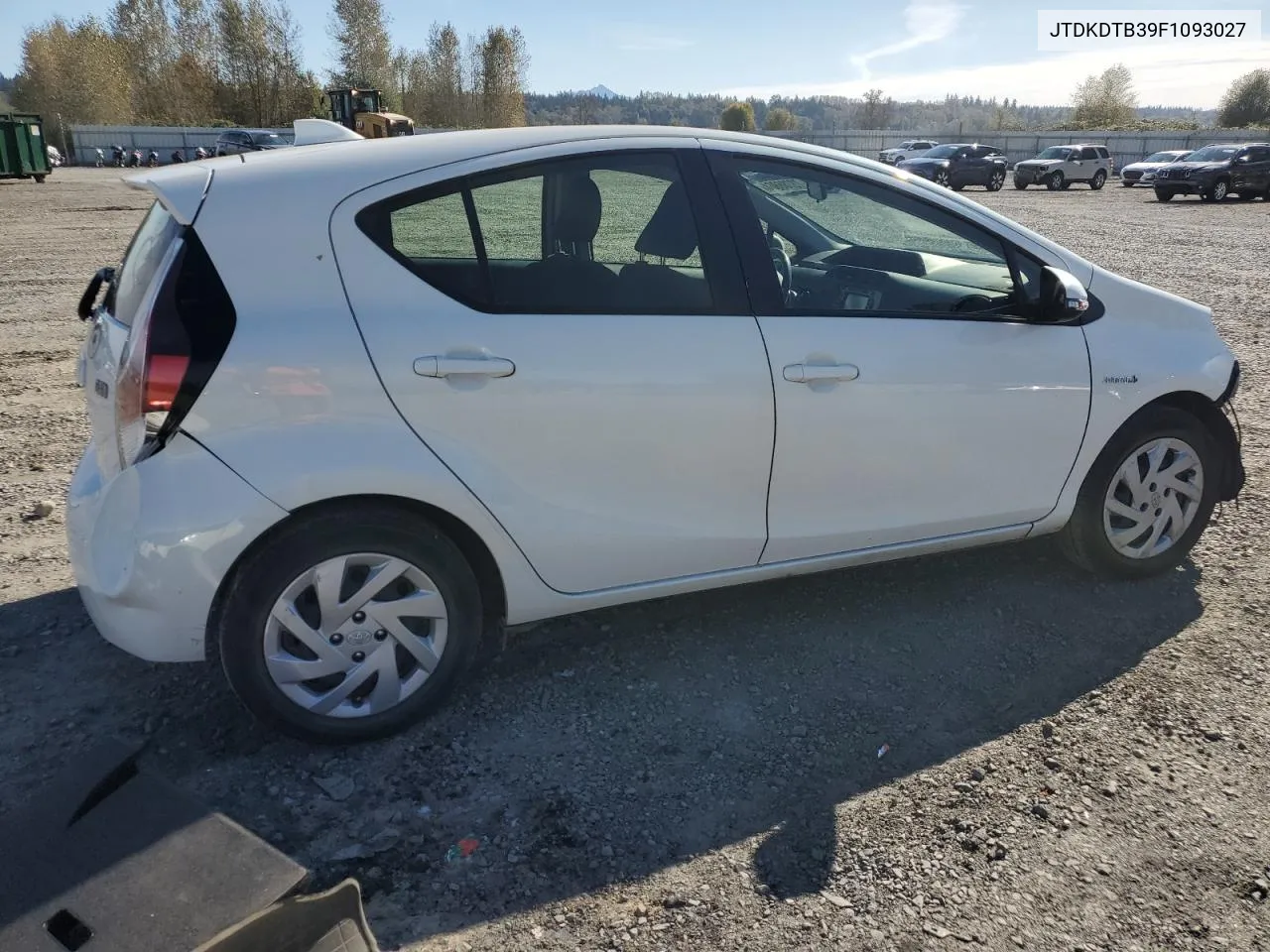 2015 Toyota Prius C VIN: JTDKDTB39F1093027 Lot: 73786864