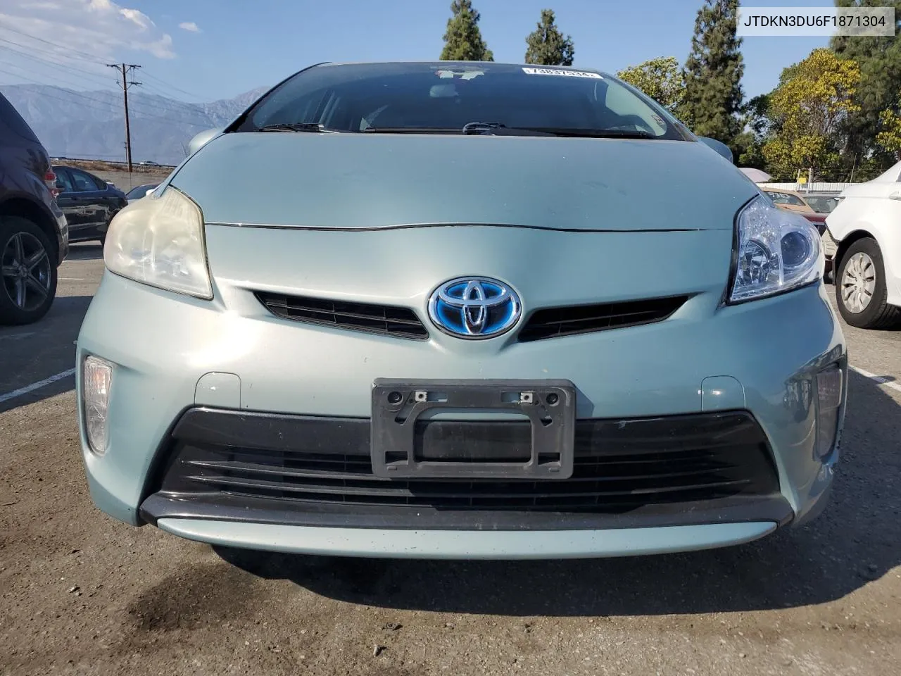 2015 Toyota Prius VIN: JTDKN3DU6F1871304 Lot: 73837534