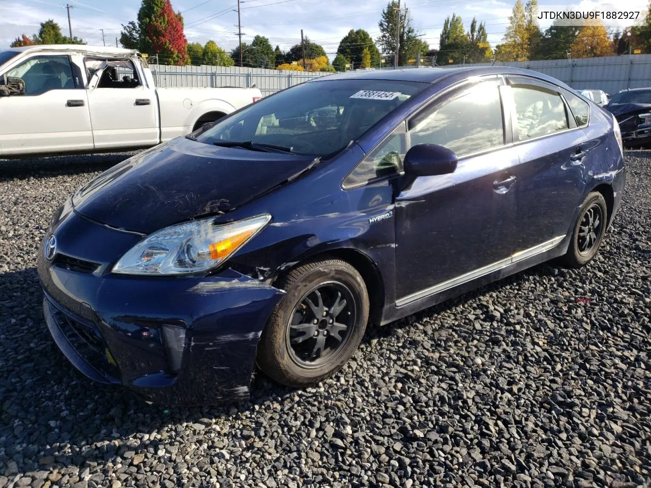 2015 Toyota Prius VIN: JTDKN3DU9F1882927 Lot: 73881454