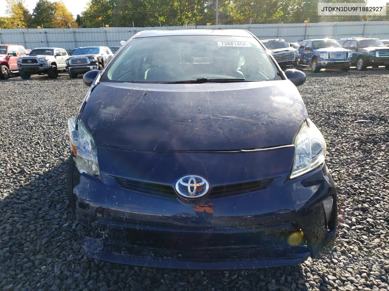 2015 Toyota Prius VIN: JTDKN3DU9F1882927 Lot: 73881454