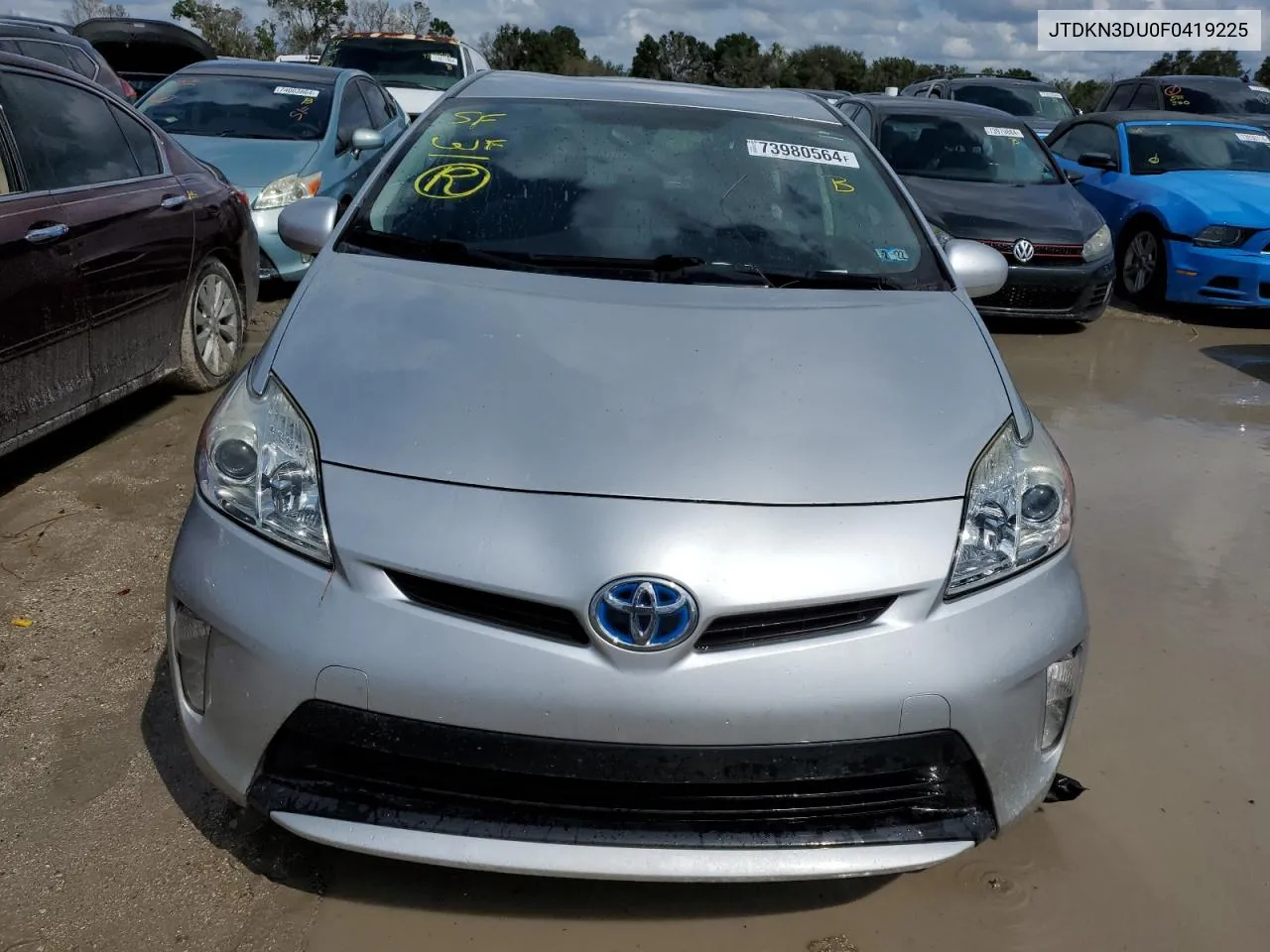 JTDKN3DU0F0419225 2015 Toyota Prius